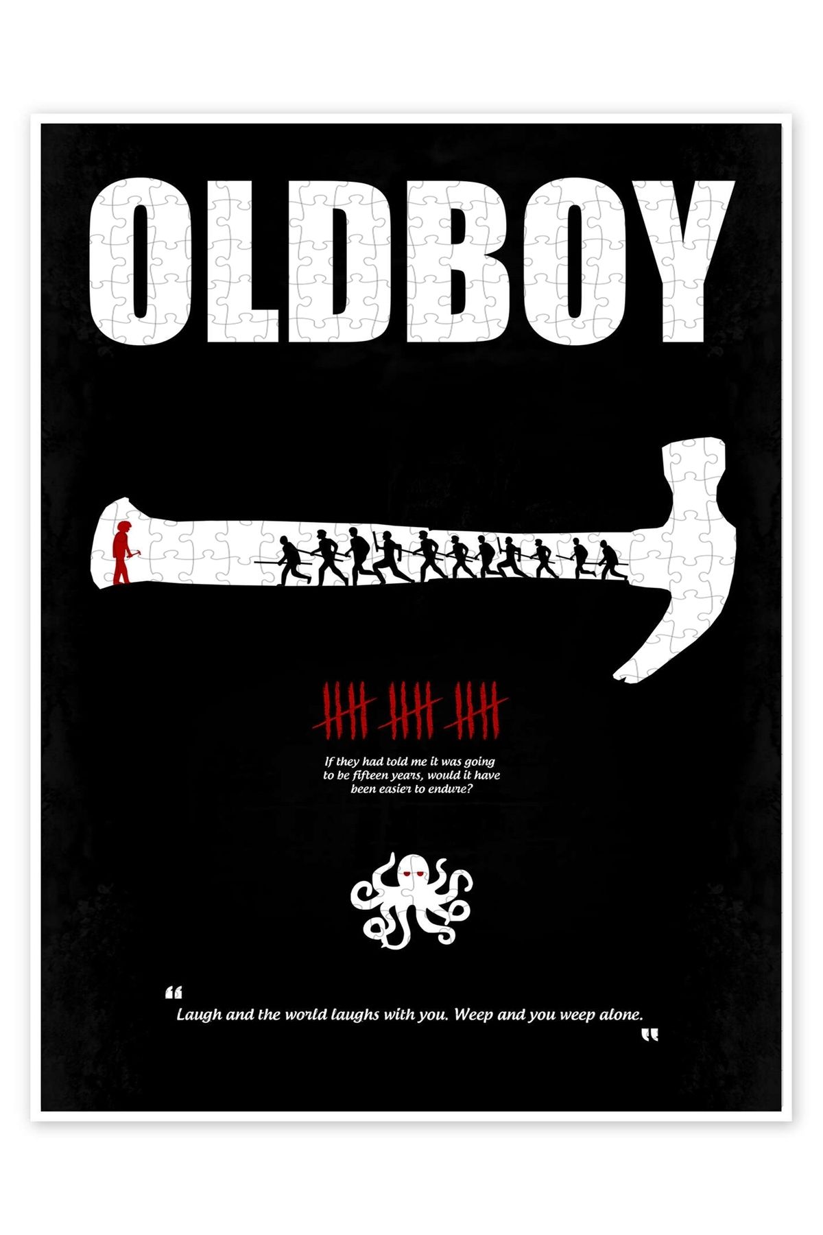Jeronkarji OldBoy 500 Parça Puzzle Yapboz Klasik Film Temalı