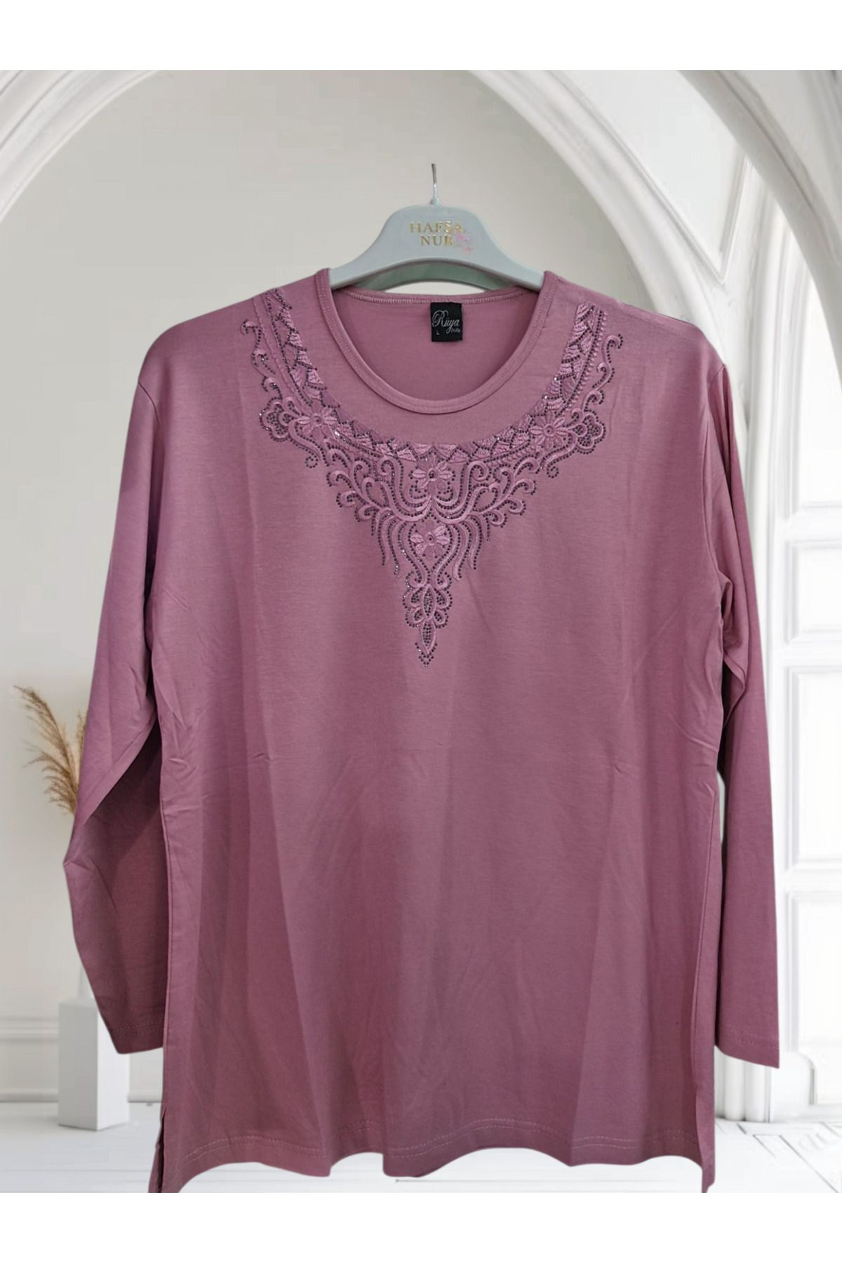 Yağmur Butik Rüya taşlı anne bluzu