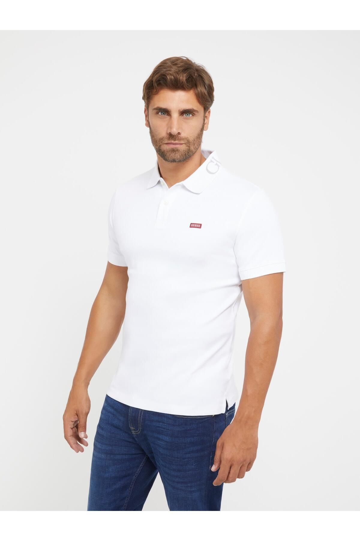 Guess Nolan Erkek Slim Fit Polo T-Shirt