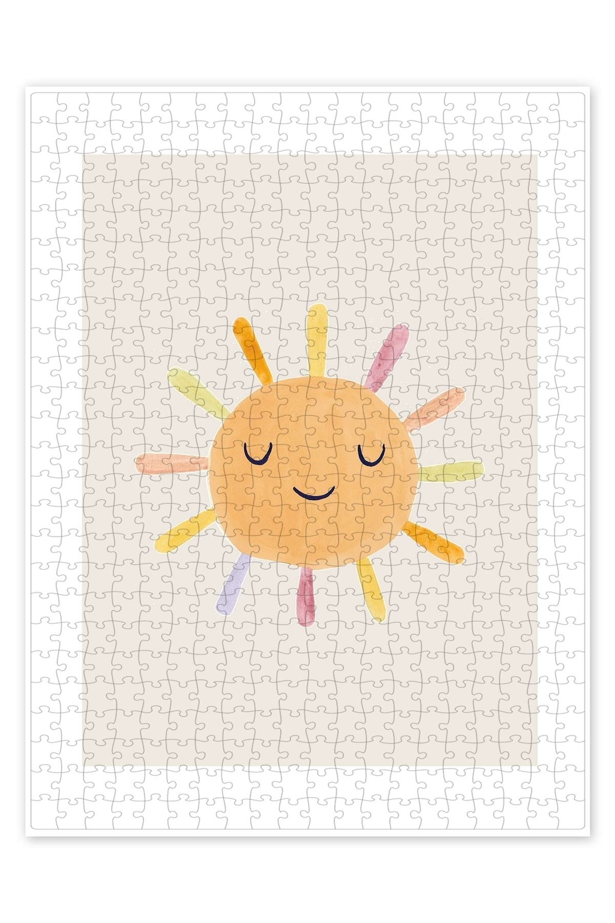 Jeronkarji Güneş Işığı 500 Parça Puzzle Yapboz Çocuklar için Neşeli Hayvan Temalı