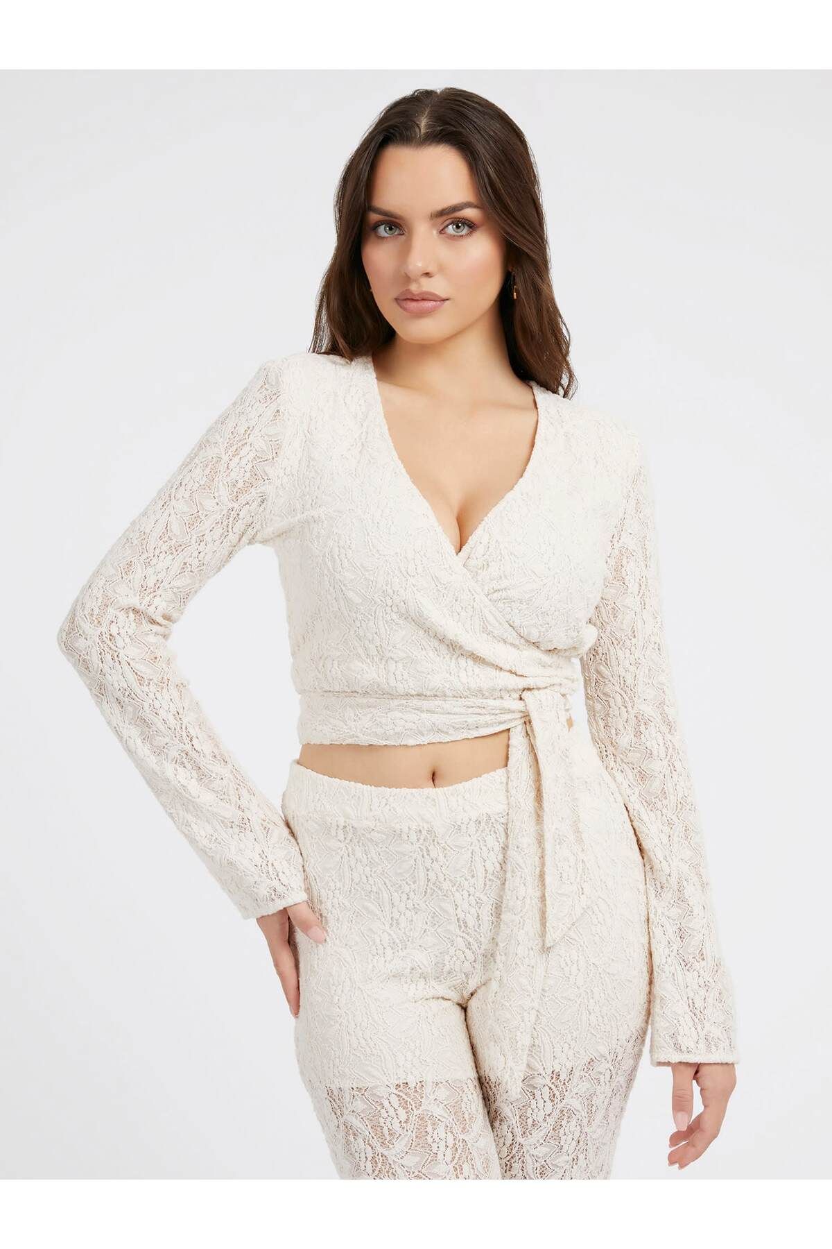 Guess Ls Aela Kadın T-Shirt