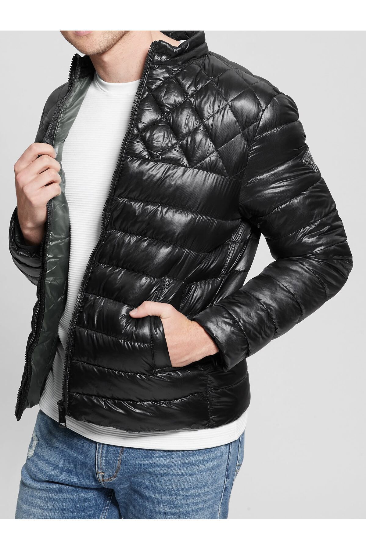 Guess Super Light Erkek Mont