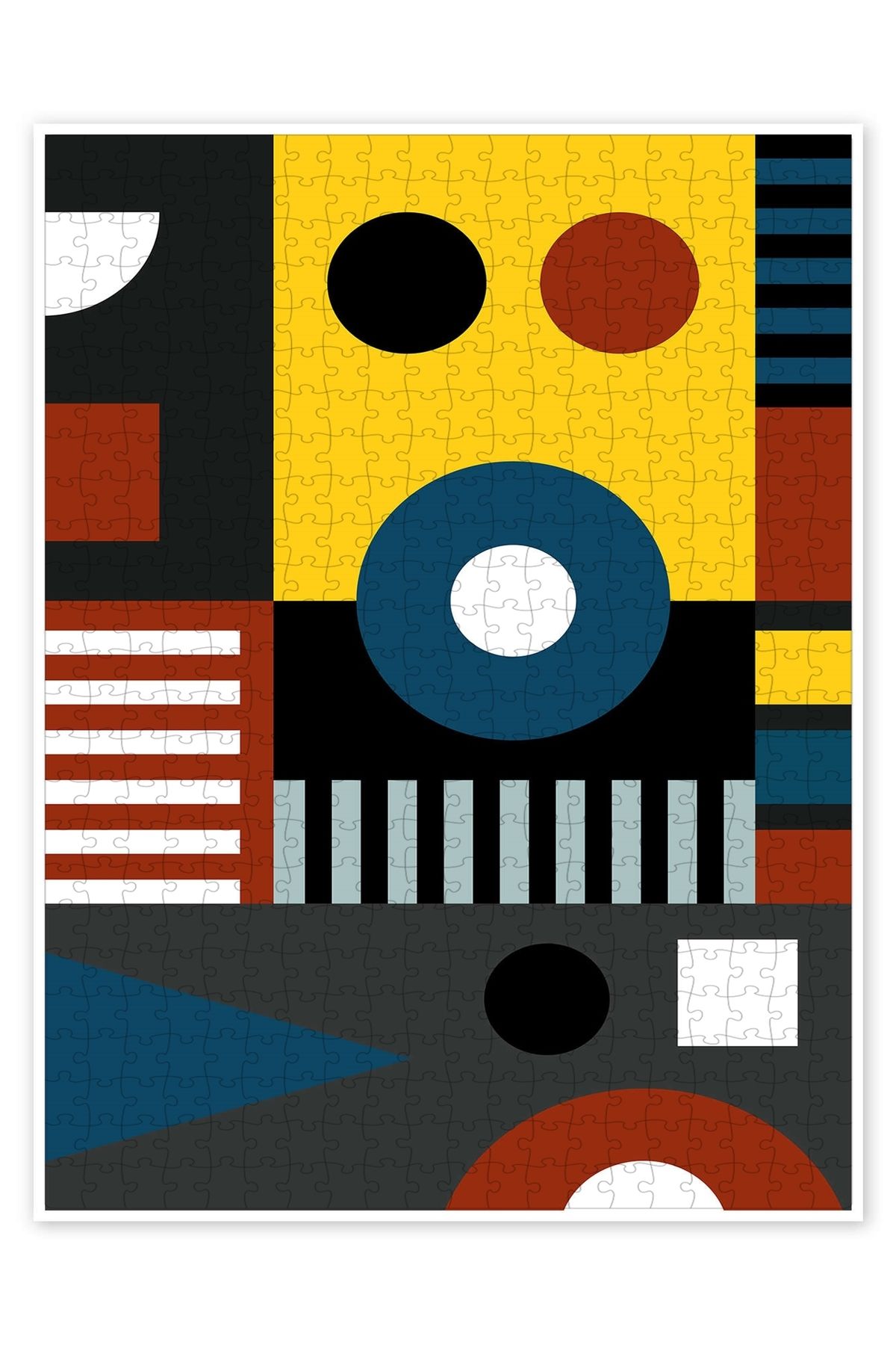 Jeronkarji Bauhaus Konuşması 500 Parça Puzzle Yapboz Bohem Soyut Sanat Temalı