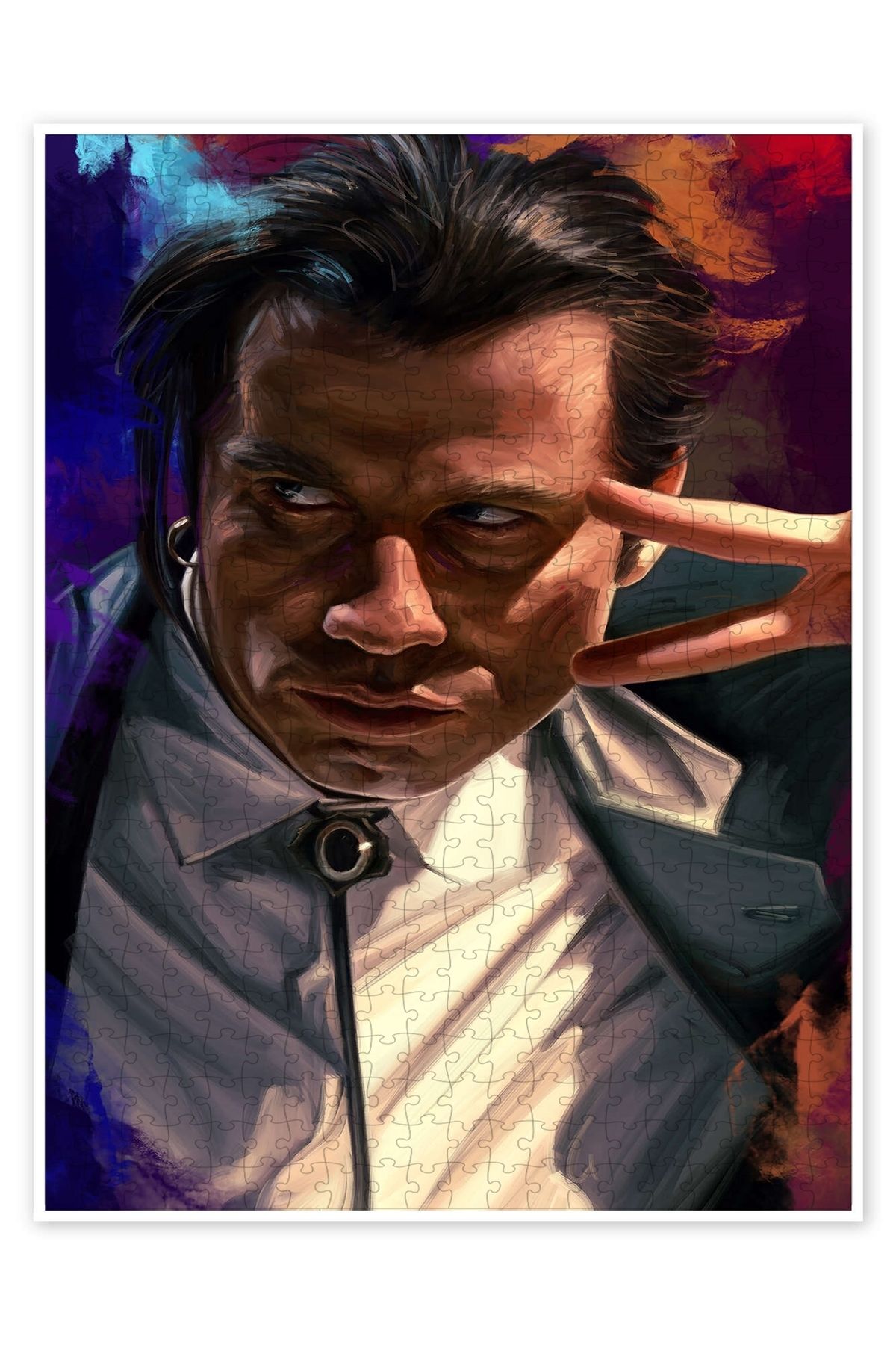 Jeronkarji Pulp Fiction - John Travolta 500 Parça Puzzle Yapboz Klasik Film Temalı
