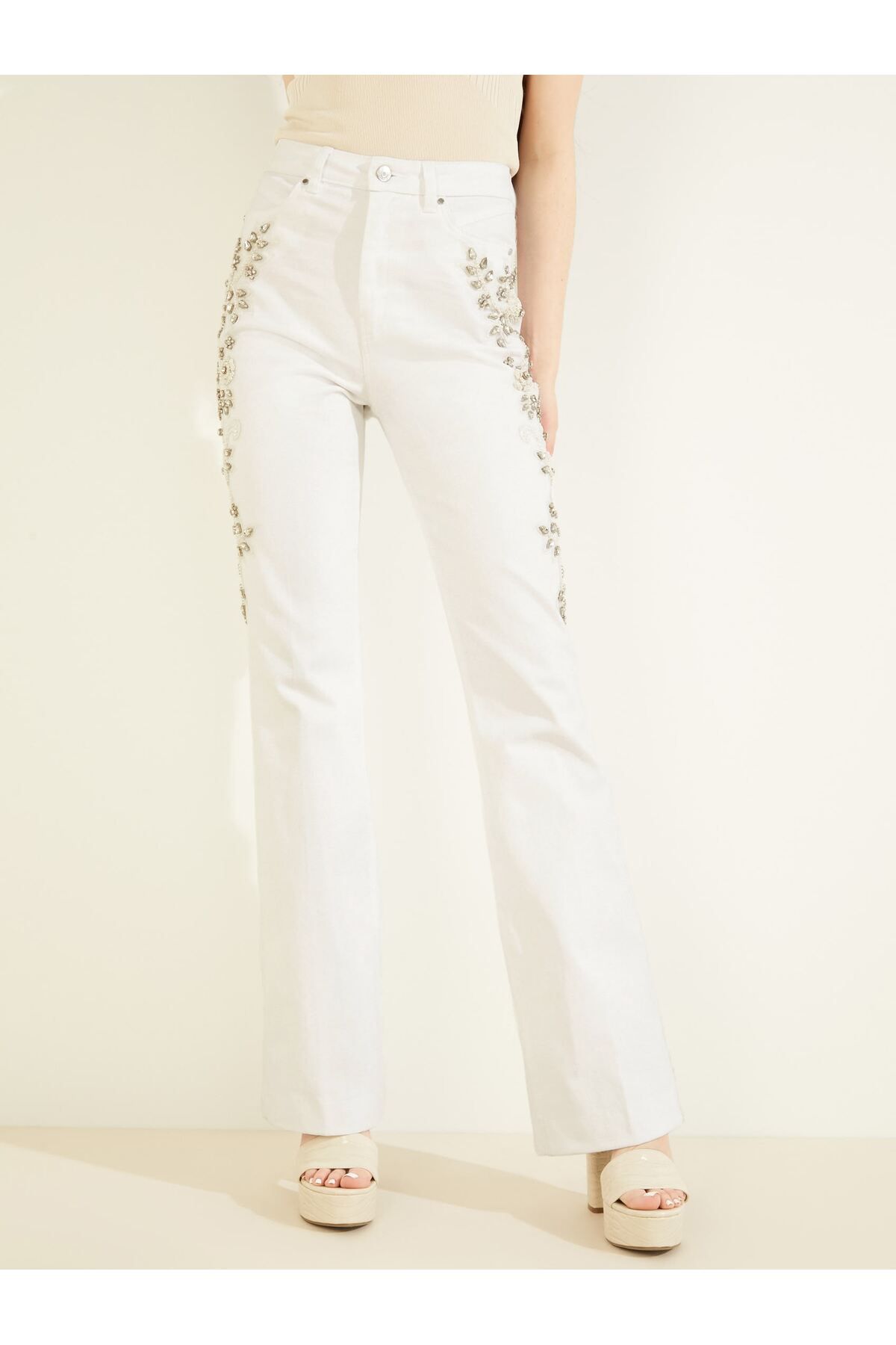 Guess Pop Kadın Palazzo Fit Jean