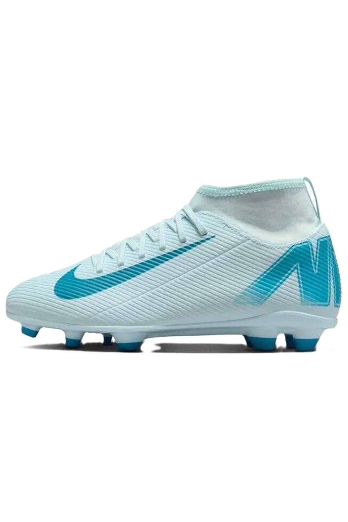 Nike JR Superfly 10 Club FG/MG Bilekli Mavi Çocuk Krampon