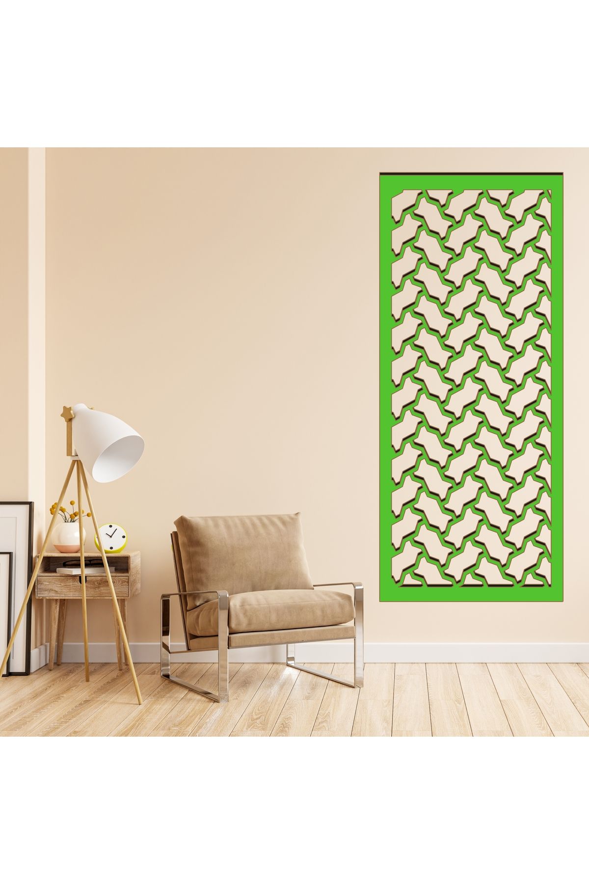 Grand Fine Art Çerçeve Görünümlü Renkli MDF Panel Tablo
