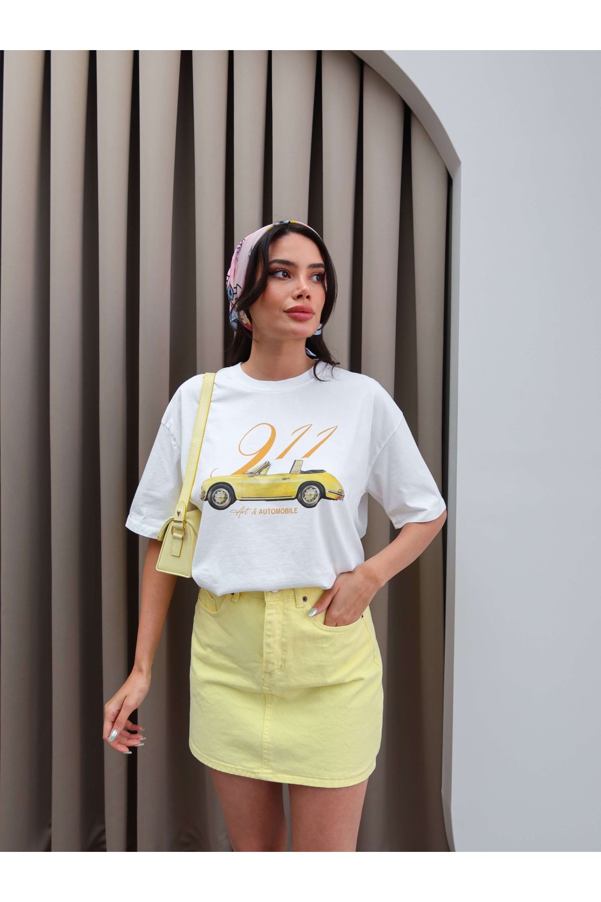 ESRAHELVACI Car Baskı T-Shirt