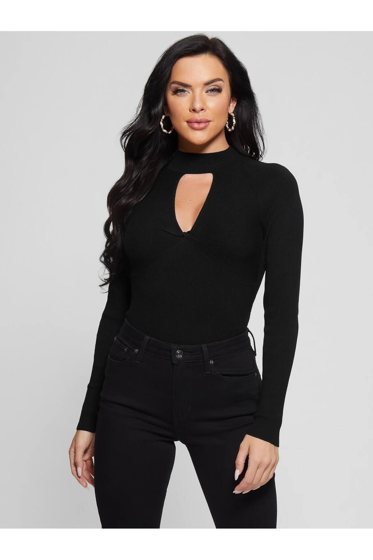 Guess Ls Twisted Kadın Kazak