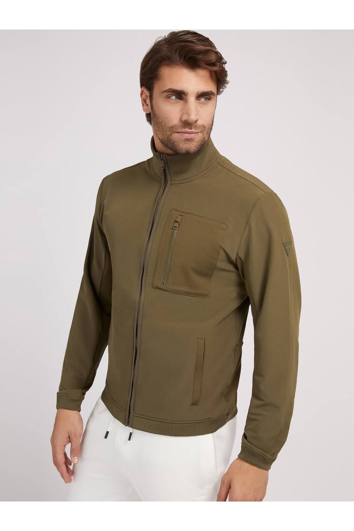 Guess Es Explorer Erkek Aktif Sweatshirt