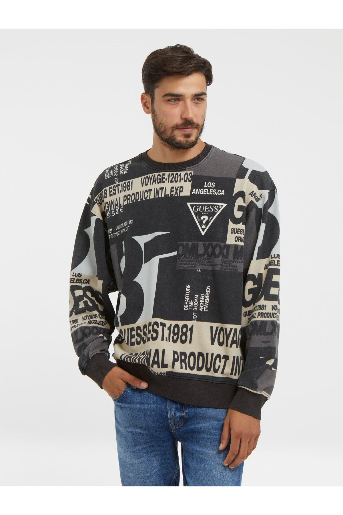 Guess 1981 Erkek Sweatshirt
