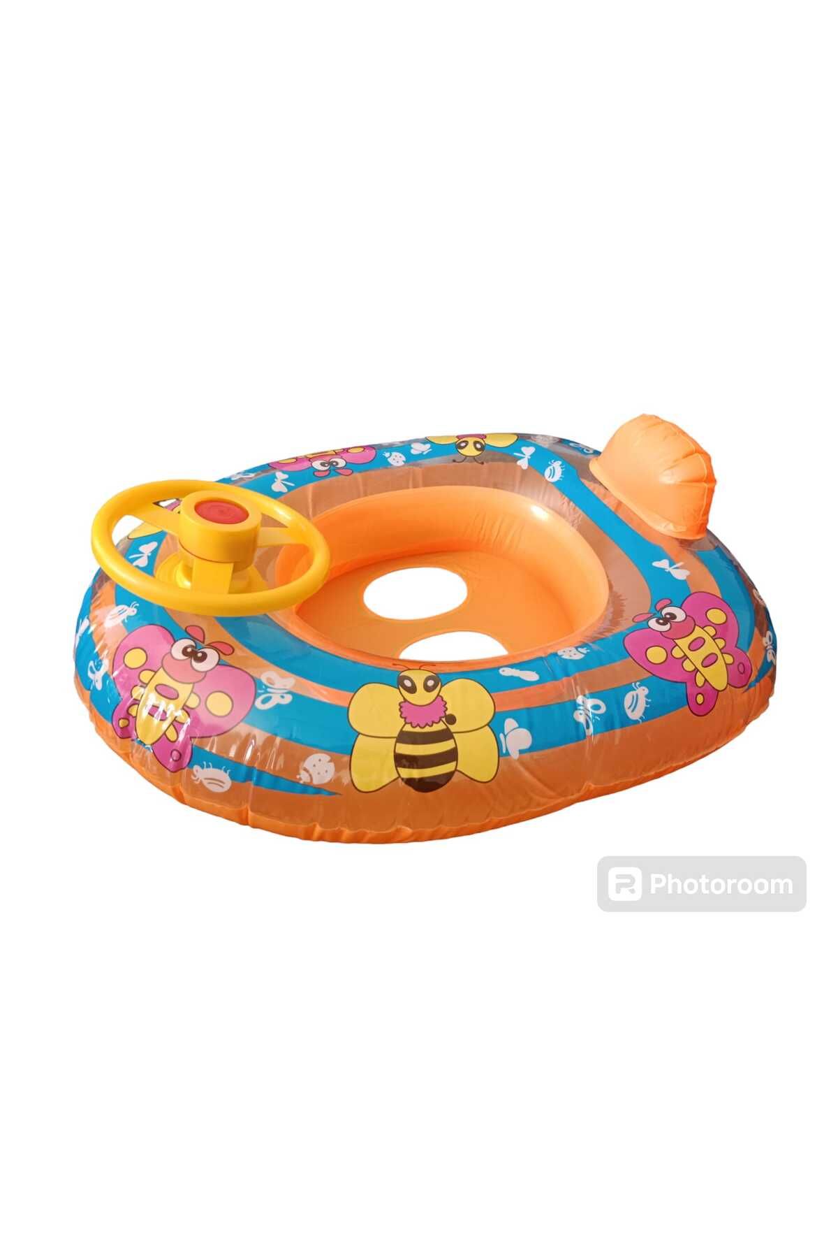 Şems Pazarlama Çocuk Can Simidi. Baby Boat Şişme 70x55 Cm