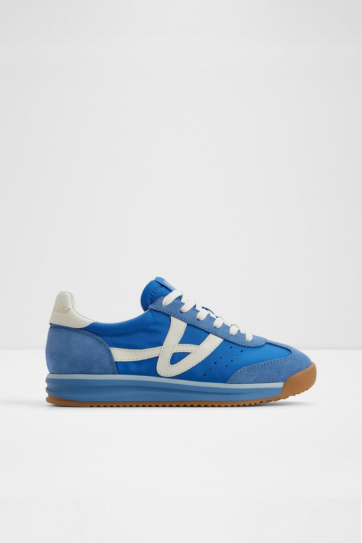 Aldo Stepcount - Kadın Tekstil Mavi Karma Düz Bağcıklı Jogger Spor Ayakkabı