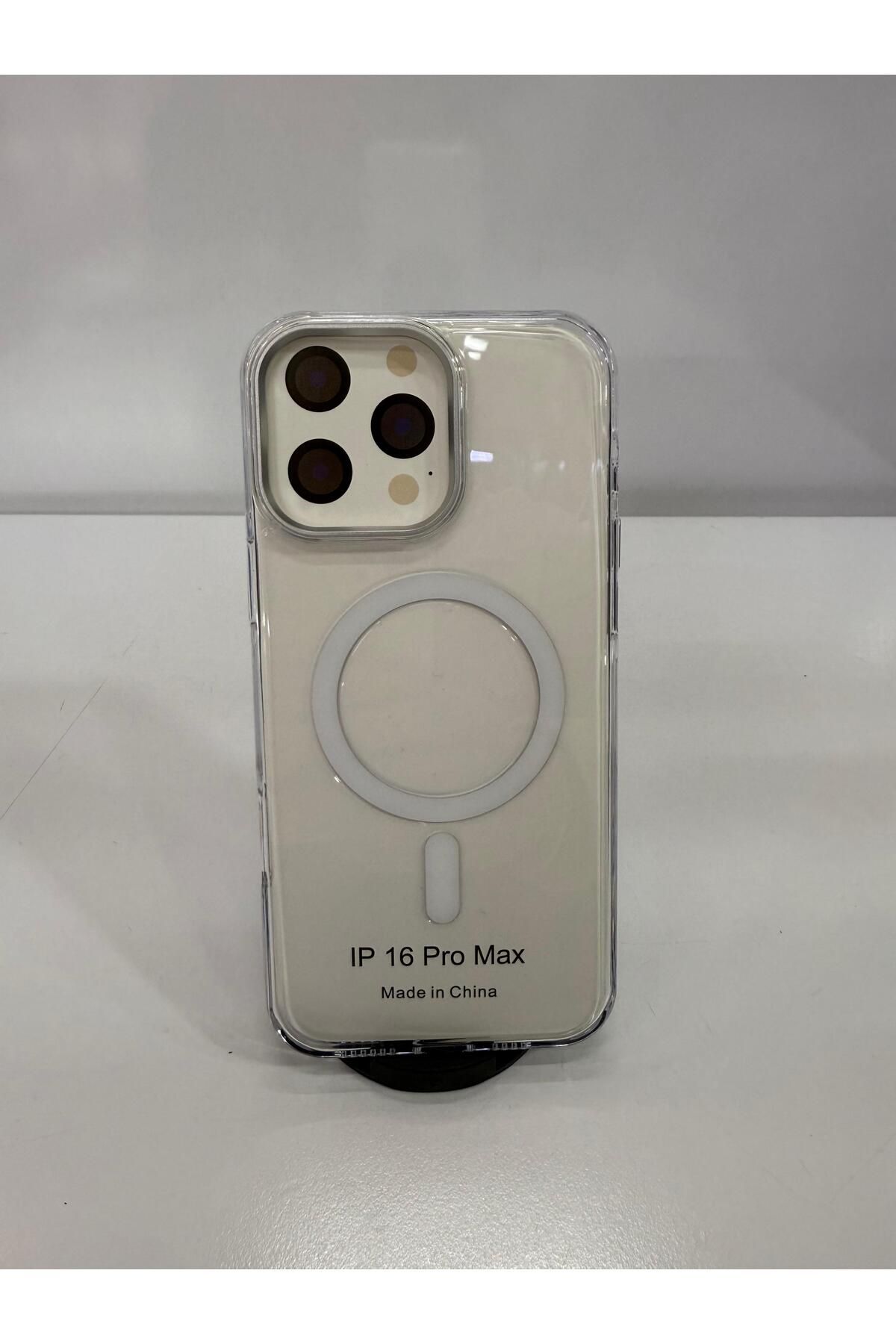 İnci İphone 16 pro max karbon magsafe telefon kılıfı