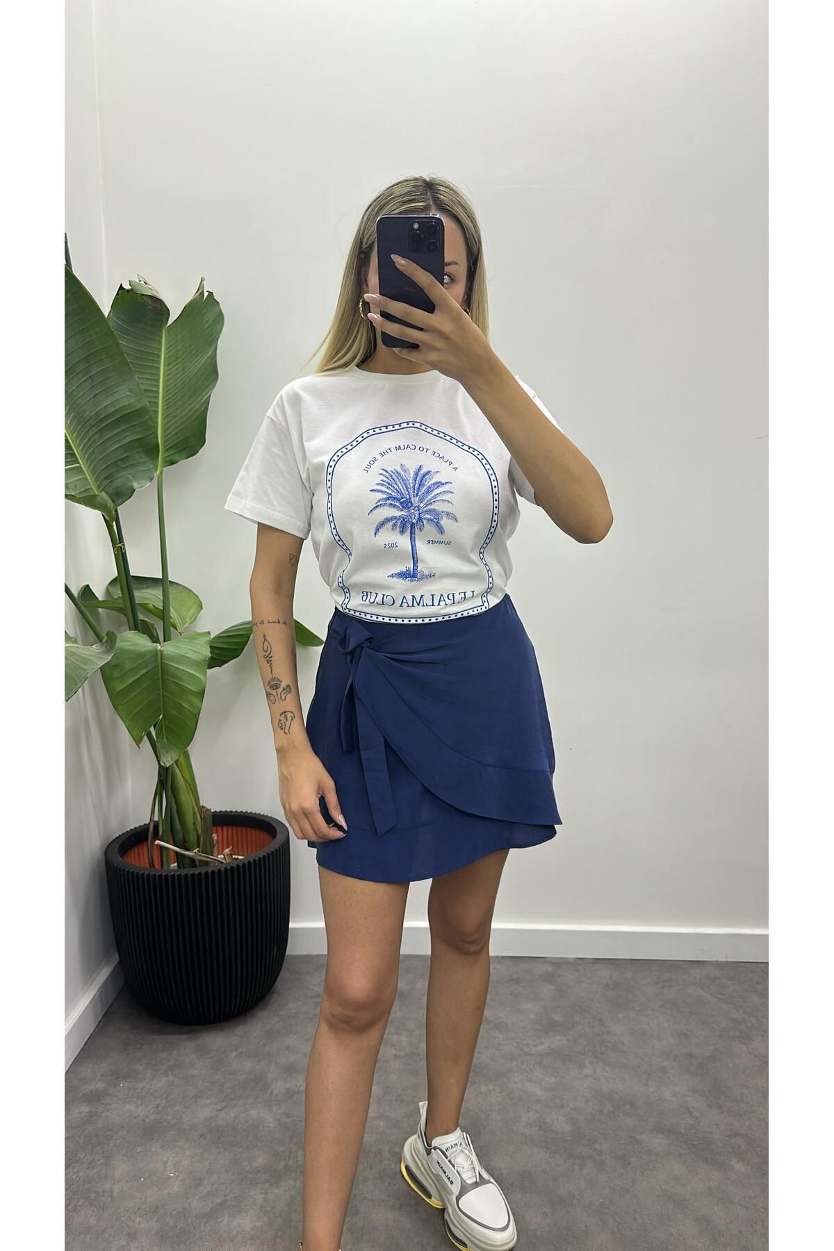 Acar Boutique Kuşaklı Etek
