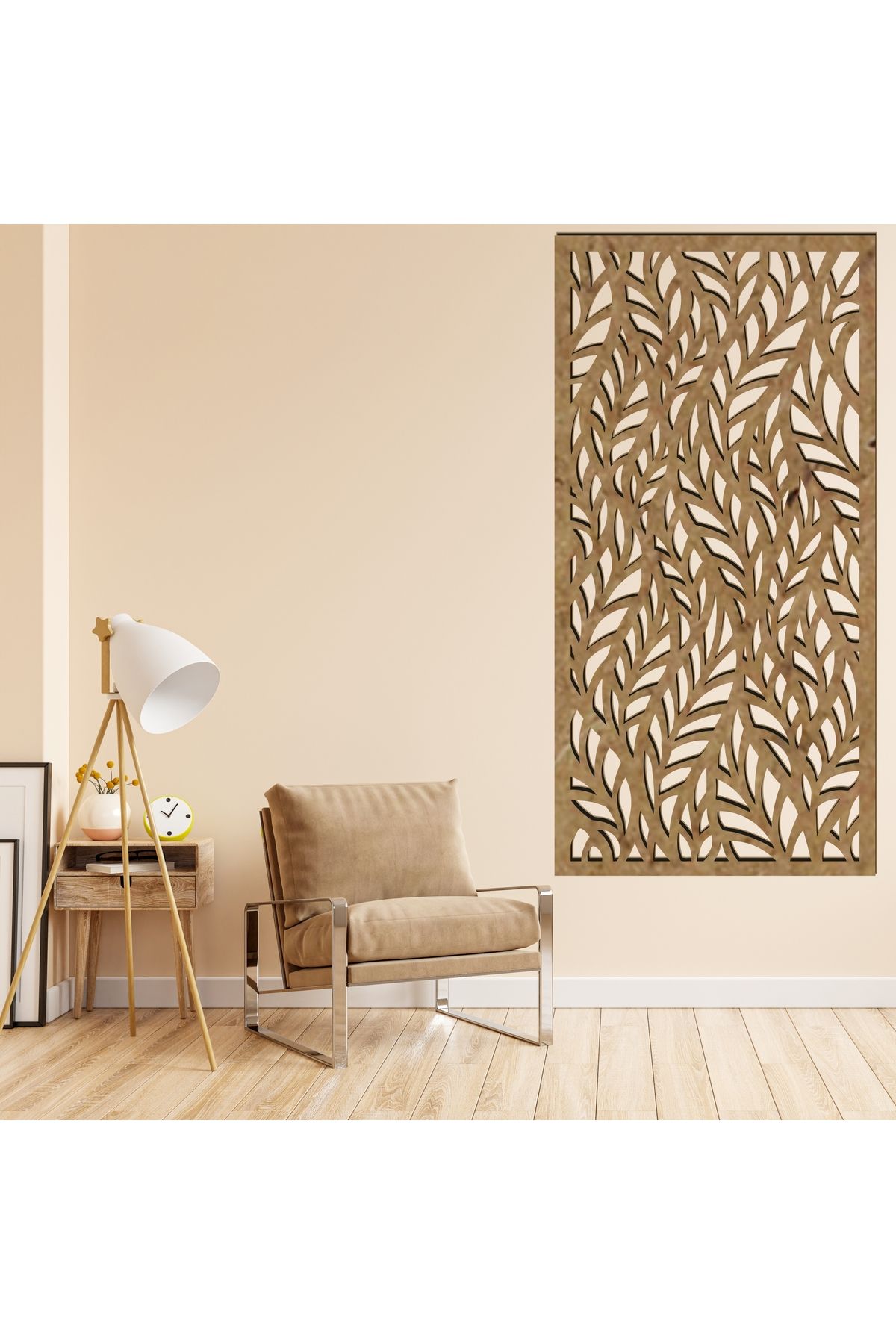 Grand Fine Art Çerçeve Görünümlü Tek Parça Renkli MDF Panel Tablo