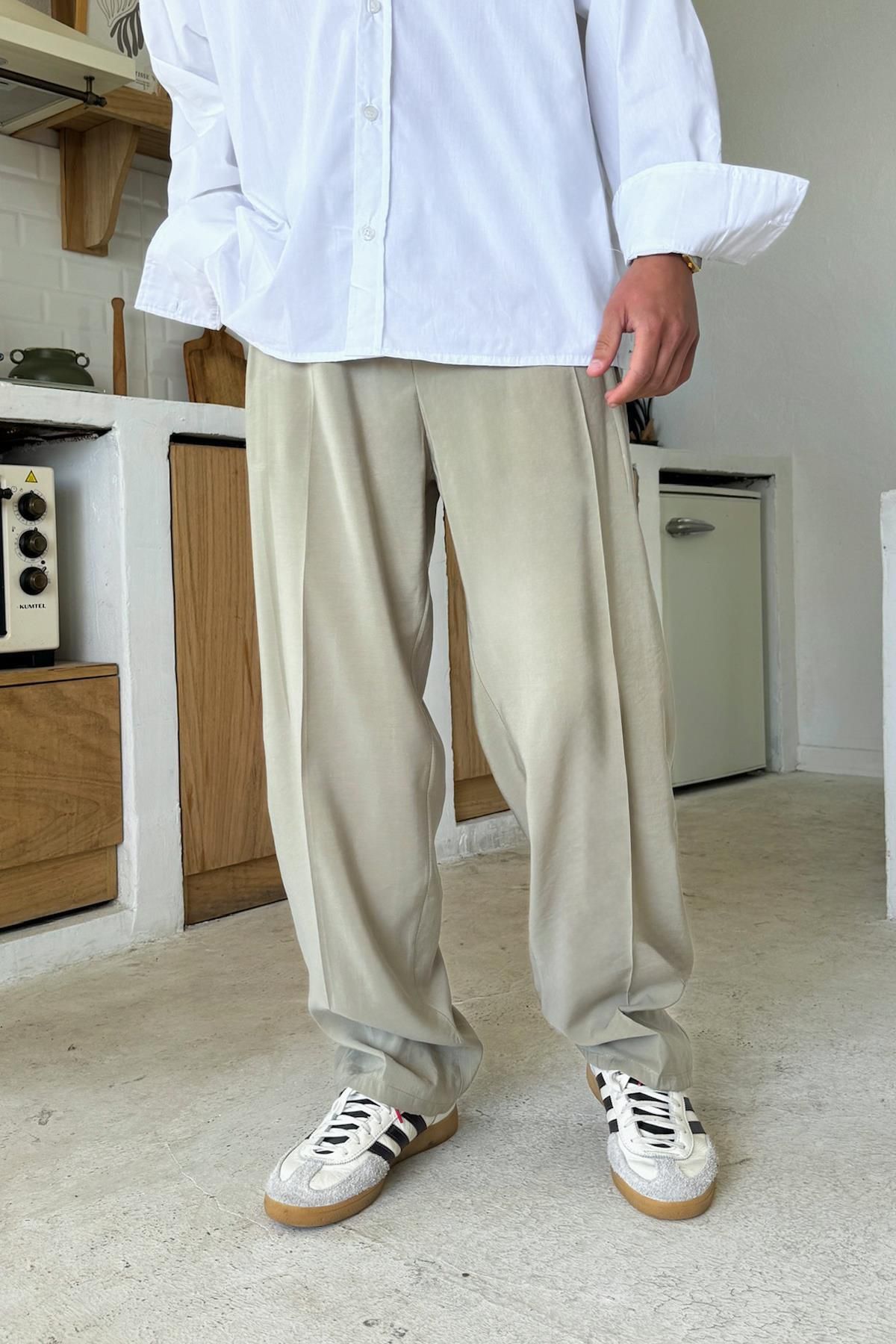 Flaw Wear Haki Ekstra Rahat Baggy Pantolon