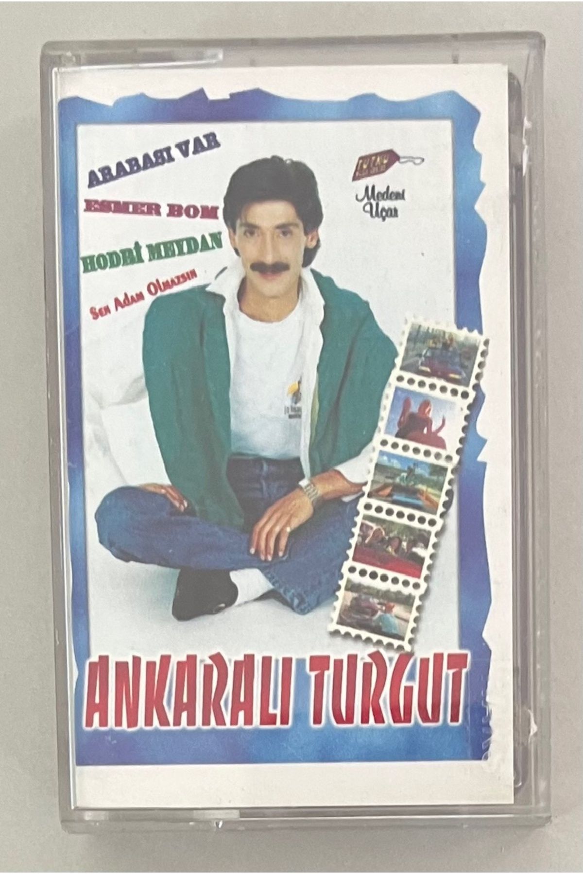 Plakevi İzmir Ankaralı Turgut Arabası Var Esmer Bom Hodri Meydan Kaset (Orijinal Dönem Baskı Kaset)