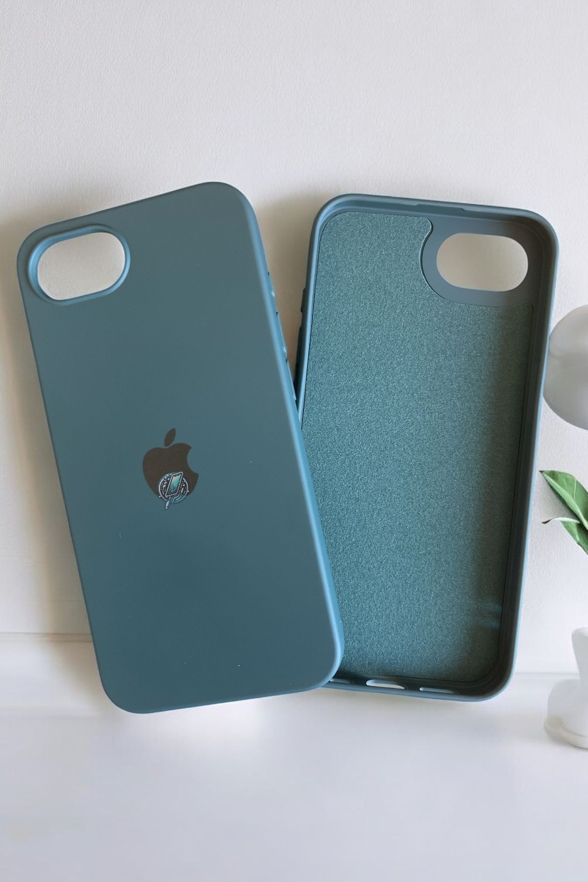 ProNorth Apple Iphone 16e Kılıf Logolu Lansman Soft Yumuşak Içi Kadife Silikon Kapak