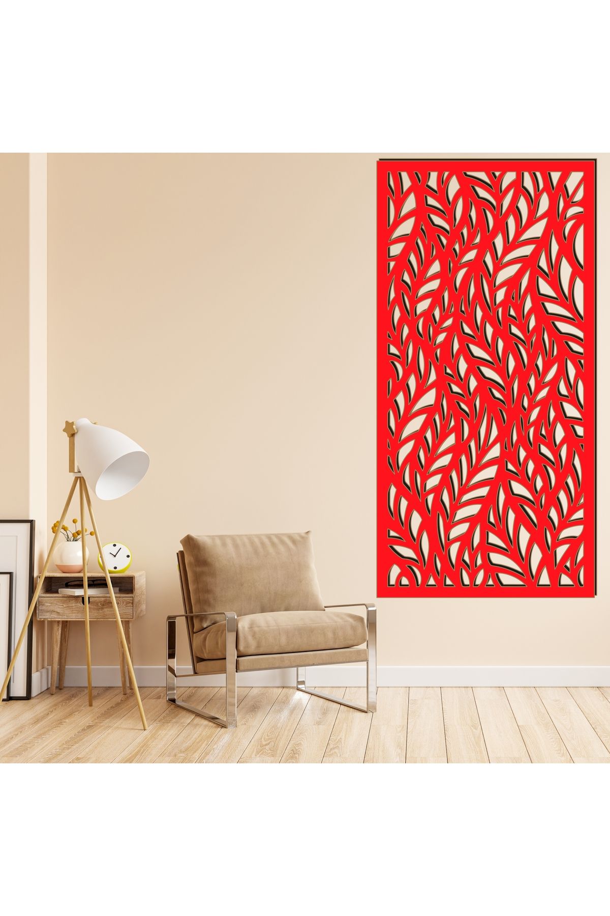 Grand Fine Art Çerçeve Görünümlü Tek Parça Renkli MDF Panel Tablo