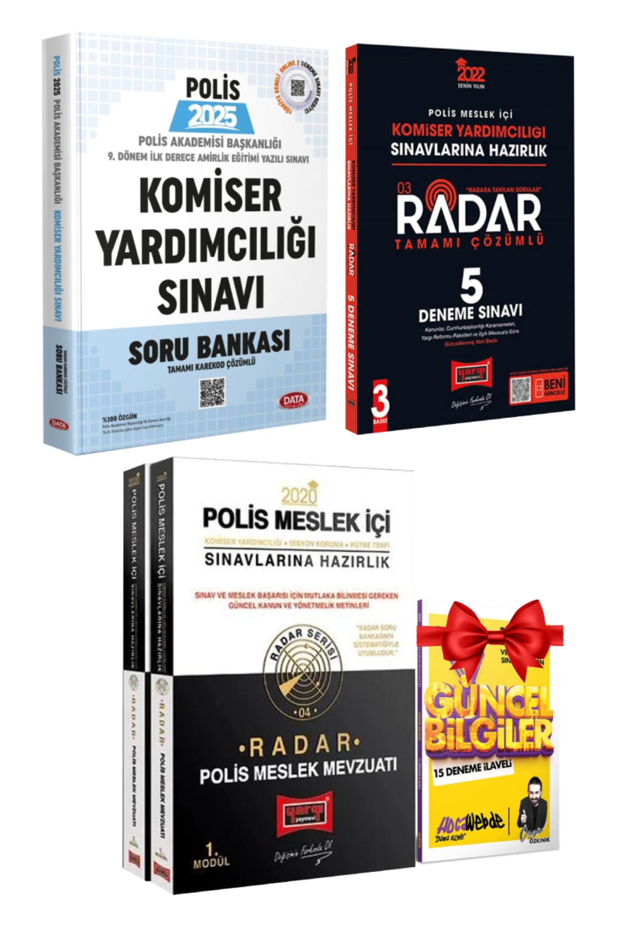 Data Yayınları 2025 Polis-Komiser Yardımcılığı Sınavı Soru Bankası+ Yargı Radar 5 Deneme+Polis Meslek Mevzuatı Seti