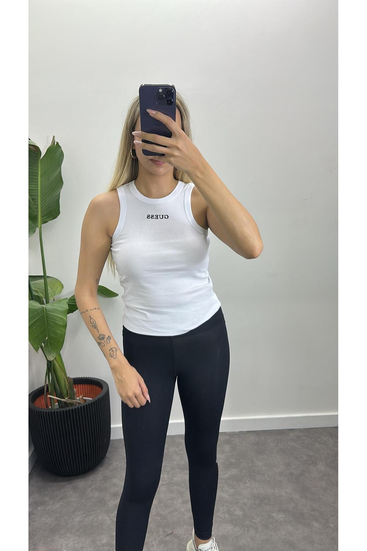 Acar Boutique Premium Gue** Yazılı Atlet