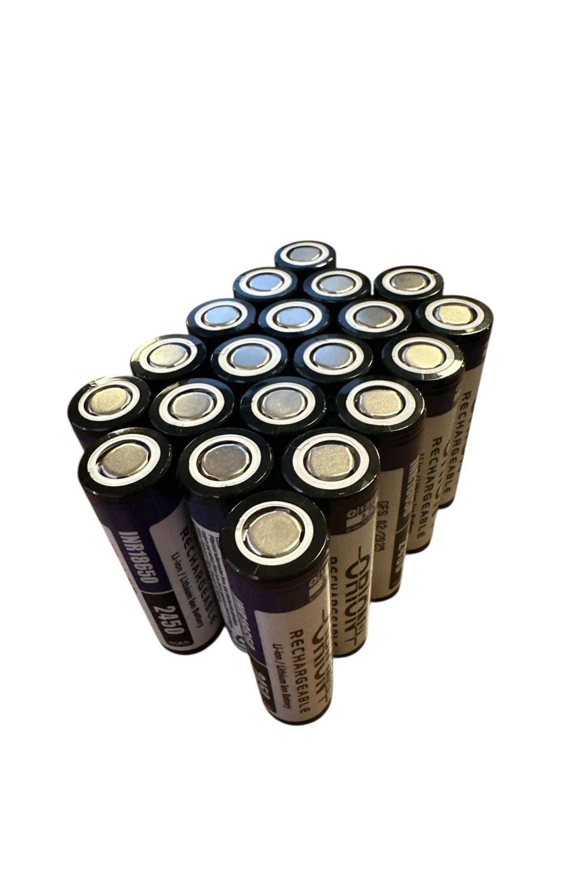 Orion 18650 3.7V 2450 mAh 5C Li-ion Pil - 20 ADET