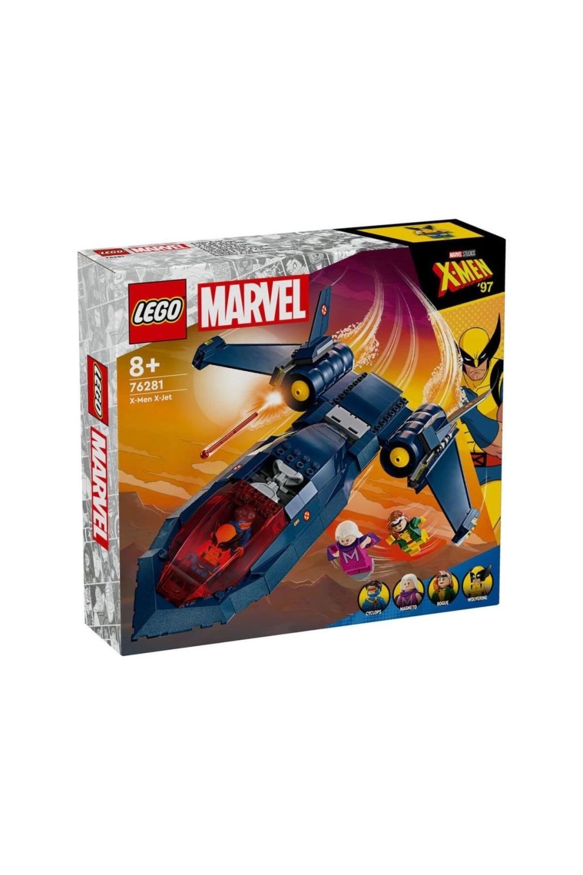 OurStyles 76281 LEGO® Marvel X-Men X-Jet 359 parça +8 yaş - Şık ve Zarif Tasarım