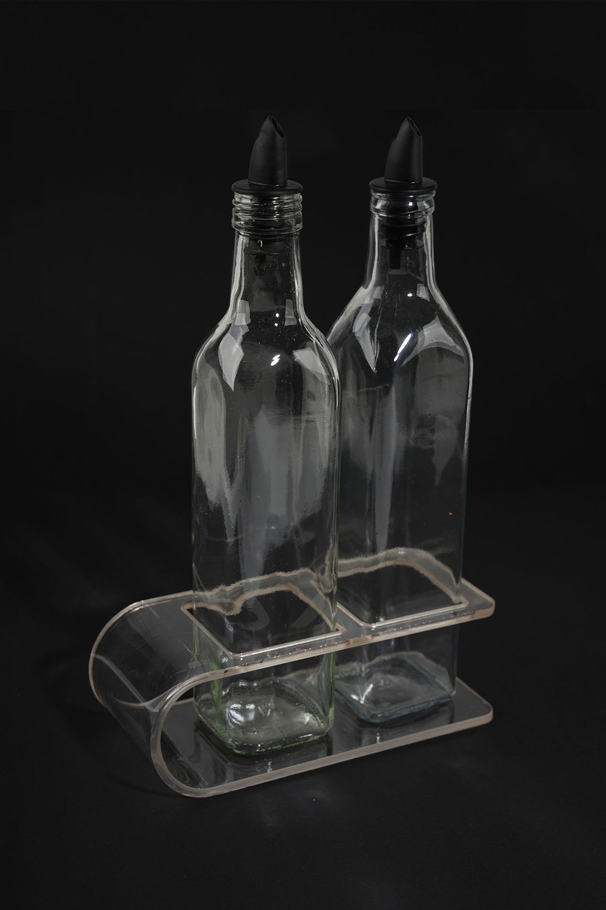 Etka Dizayn Alven 500 ml İkili Kare Yağdanlık