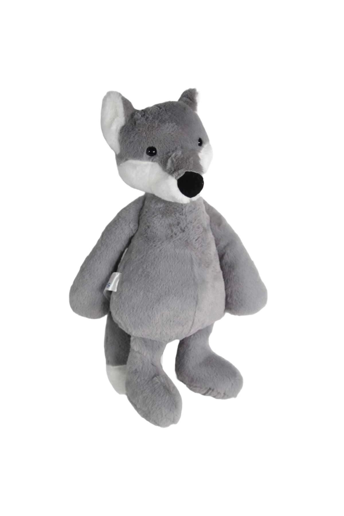OurStyles Nessi World Uyku Arkadaşı Tilki Peluş Gri 50 cm