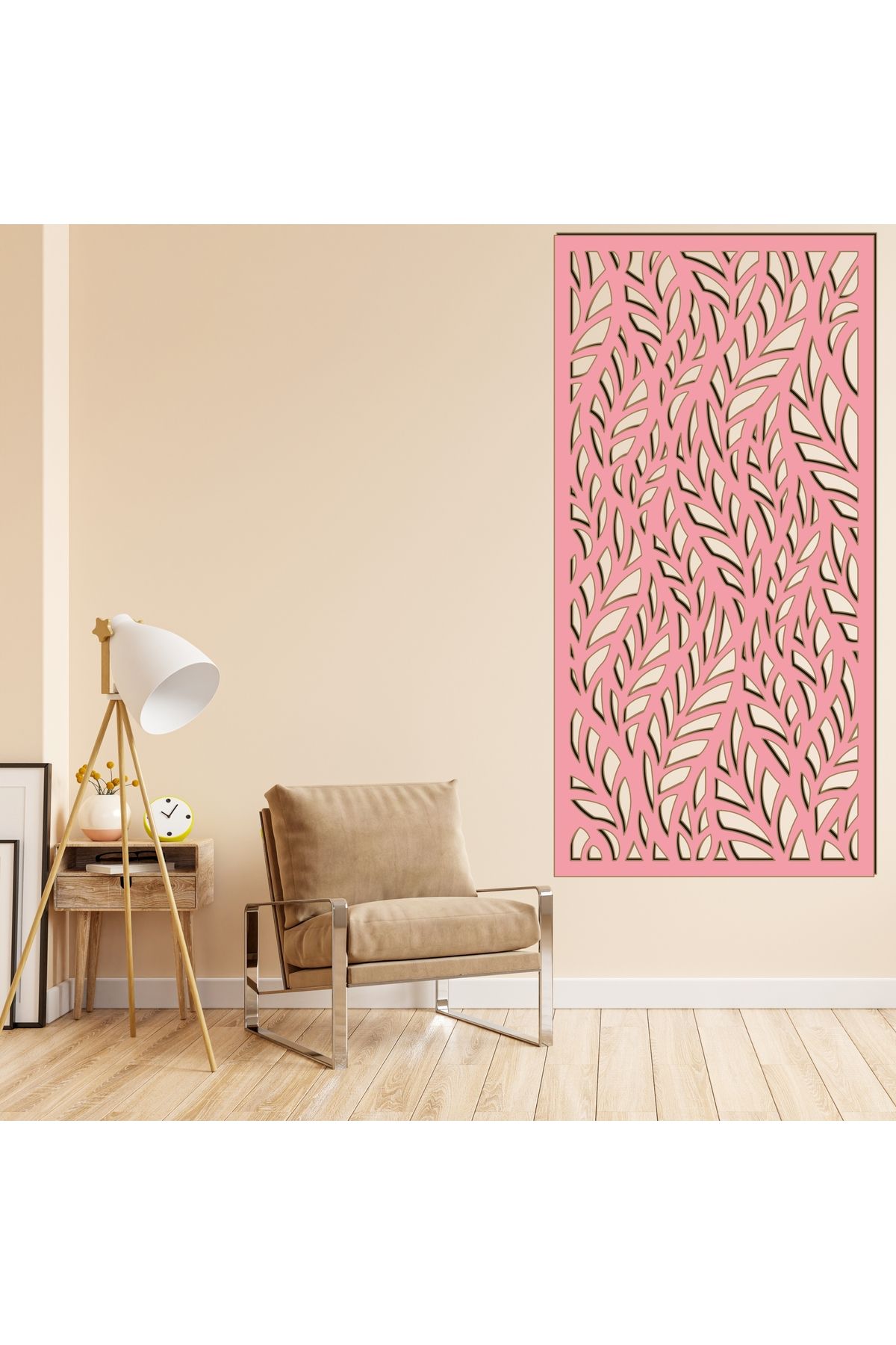 Grand Fine Art Çerçeve Görünümlü Tek Parça Renkli MDF Panel Tablo