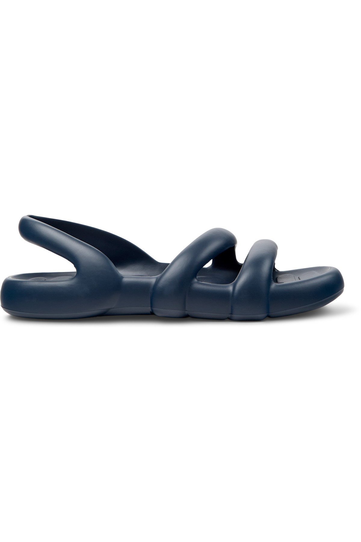 CAMPER-Men's Navy Open-Toe Summer Sandals with Soft Soles and Comfortable Hook & Loop Kobarah Flat 2