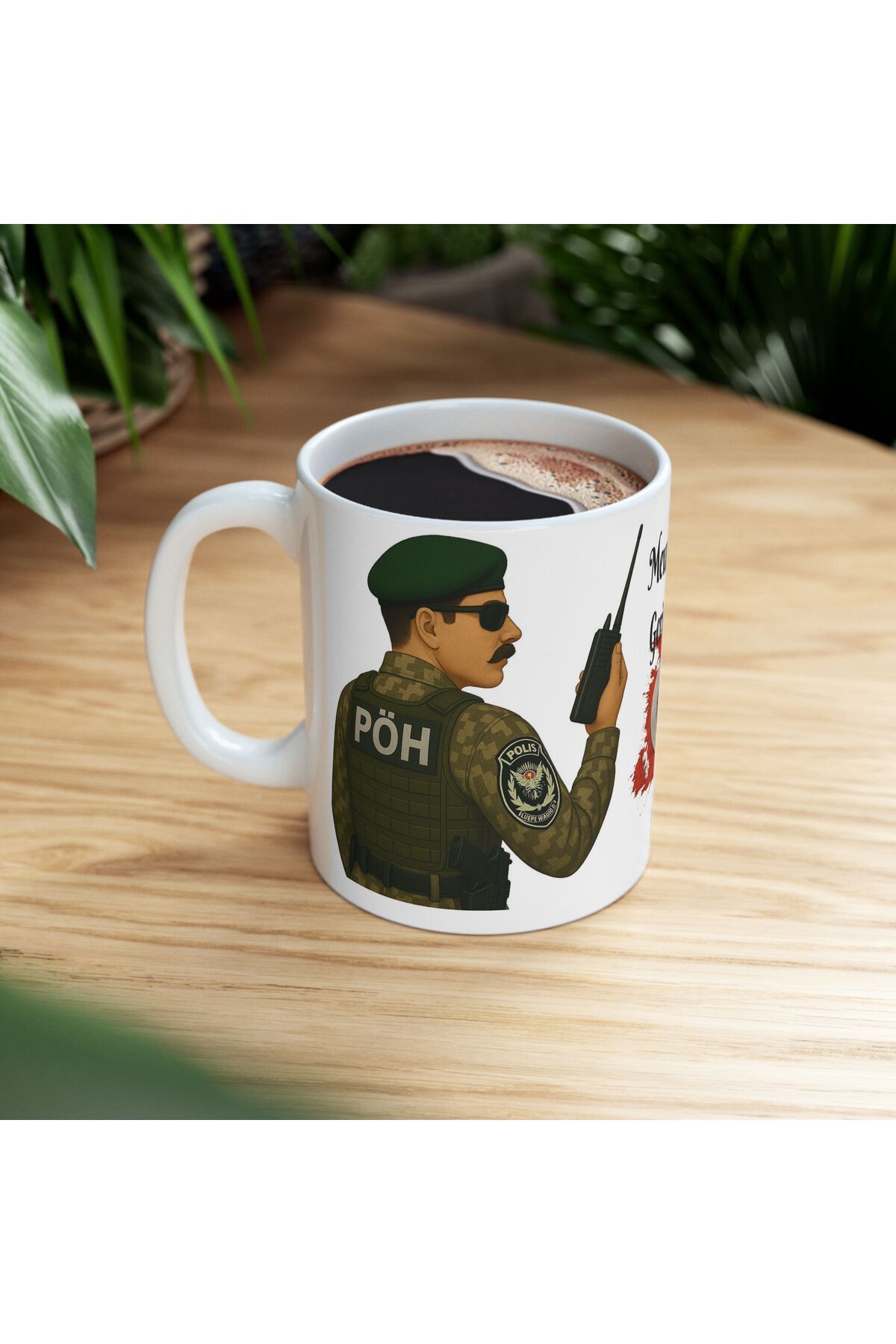 sıradışıhediyem kişiye özel PÖH POLİS kupa bardak PÖH Kupa bardak arkadaşa hediye doğum günü hediye