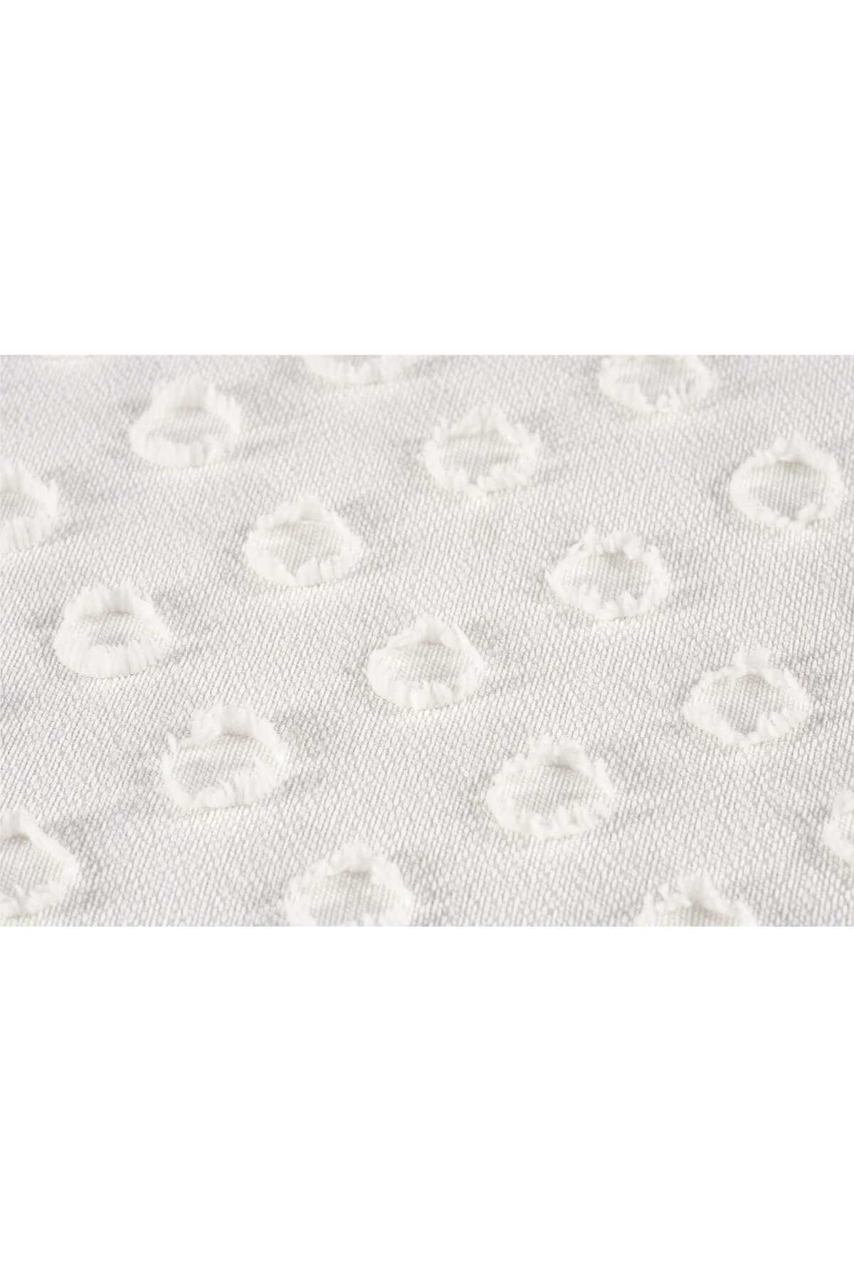 diabella-Pompom Patterned 2 Piece Single Bedspread 2
