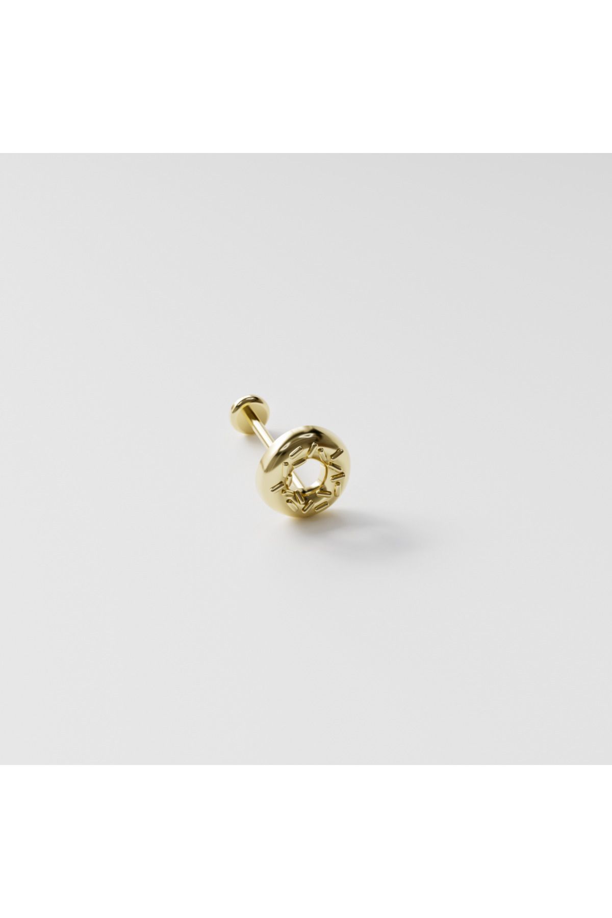 DesignbyKairos 14 Ayar Altın Donut Piercing /Tragus, Helix
