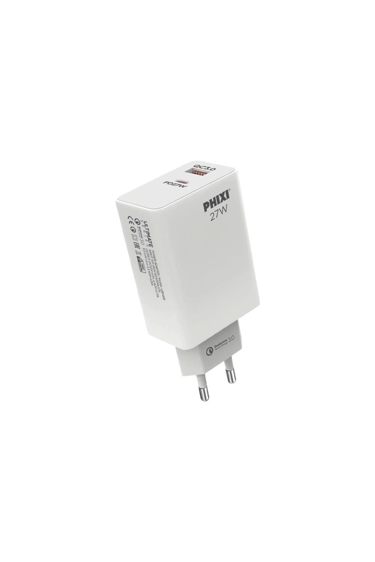 Yuba Avm Ultimate Upd4225 27w Pd Çift Çıkışlı Hızlı Şarj Adaptörü