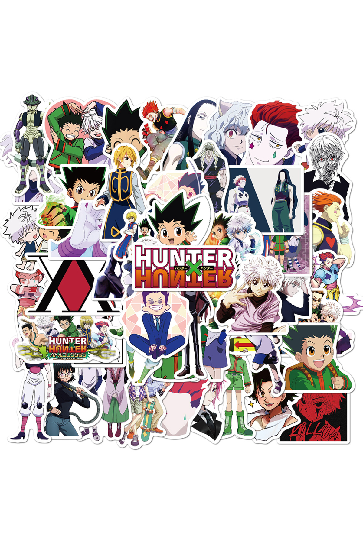 Choice-CNY026(50pcs) 50Pcs/Pack Anime Hunter x Hunter Graffiti Stickers Anime Stickers For Motorcycle Lugga 1