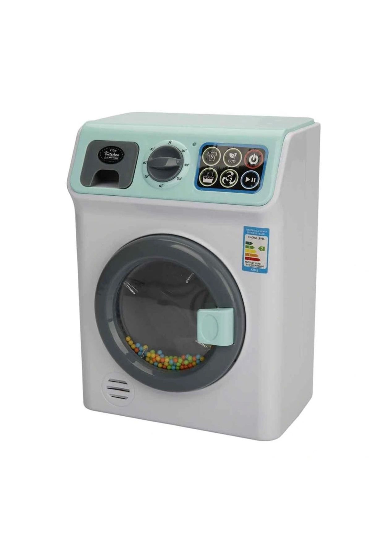 OurStyles Hommy Sesli ve Işıklı Yeşil Çamaşır Makinesi