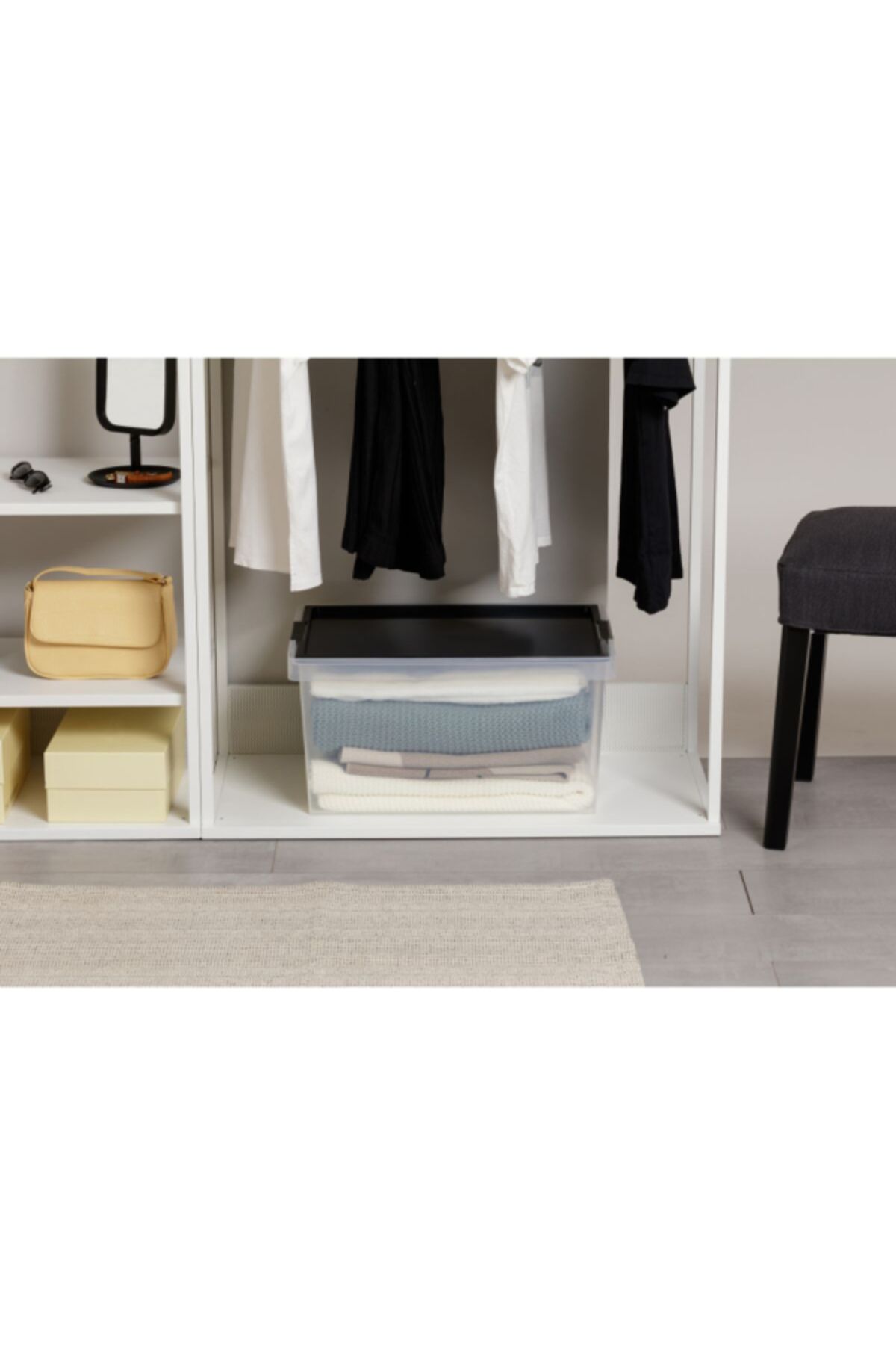 Tatay-Hinged Handle Multipurpose Stackable Storage Box with Lid 35 Liter 3