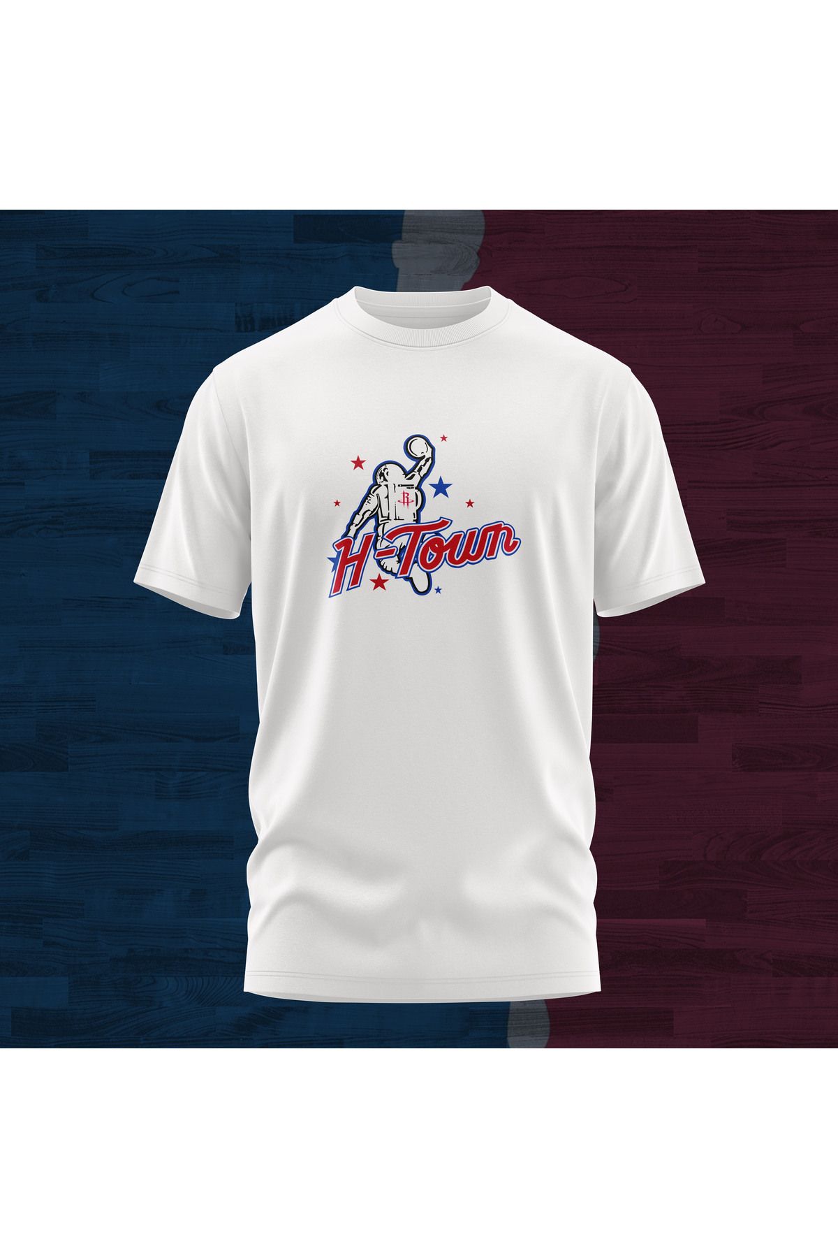 Scudetto T-Shirt Houston Rockets H-Town Astro Unisex Tişört