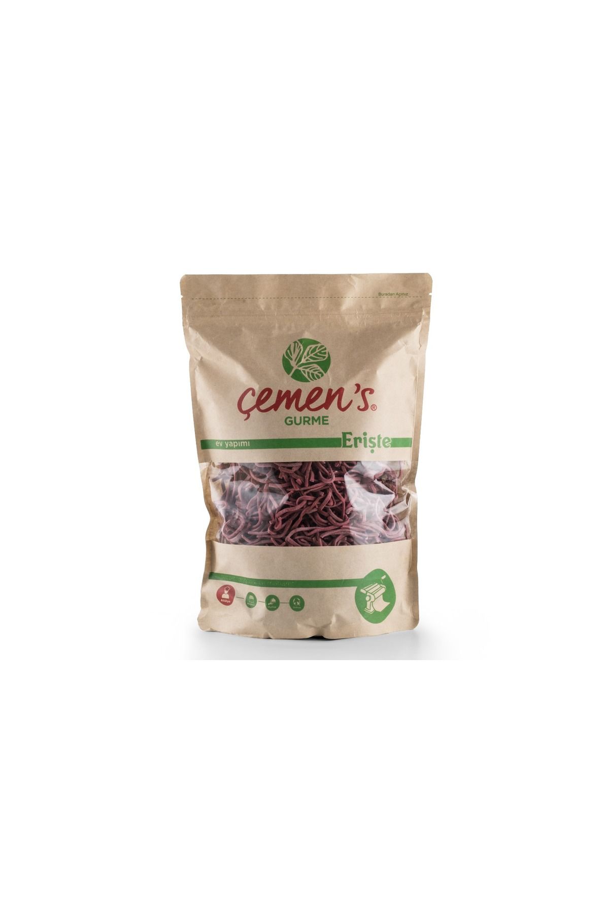 Çemen's Pancarlı Erişte El Yapımı Doğal Katkısız 500 gr