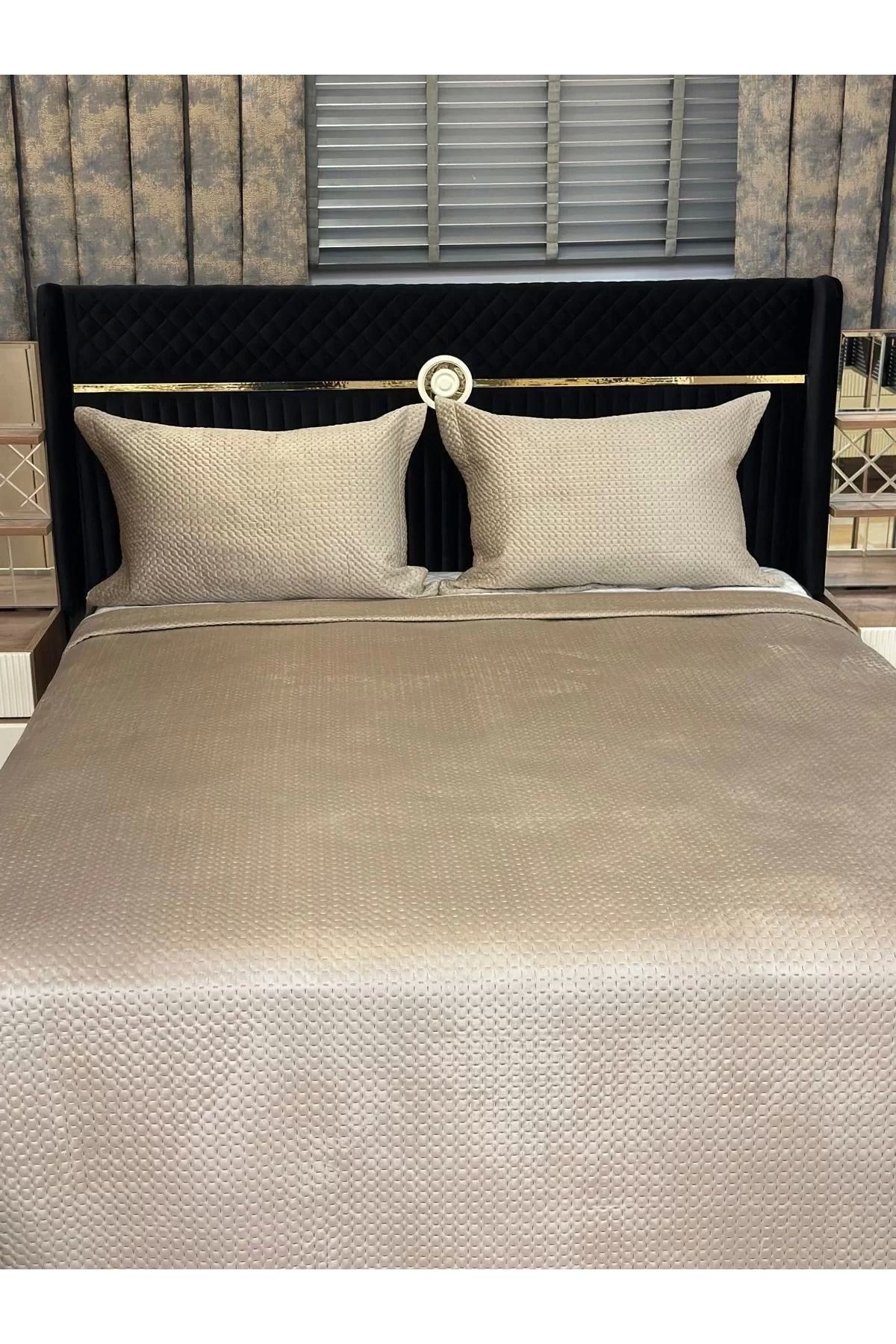 NİVEMESHOME YATAK ÖTÜSÜ TEK KİŞİLİK 180X240 BEJ