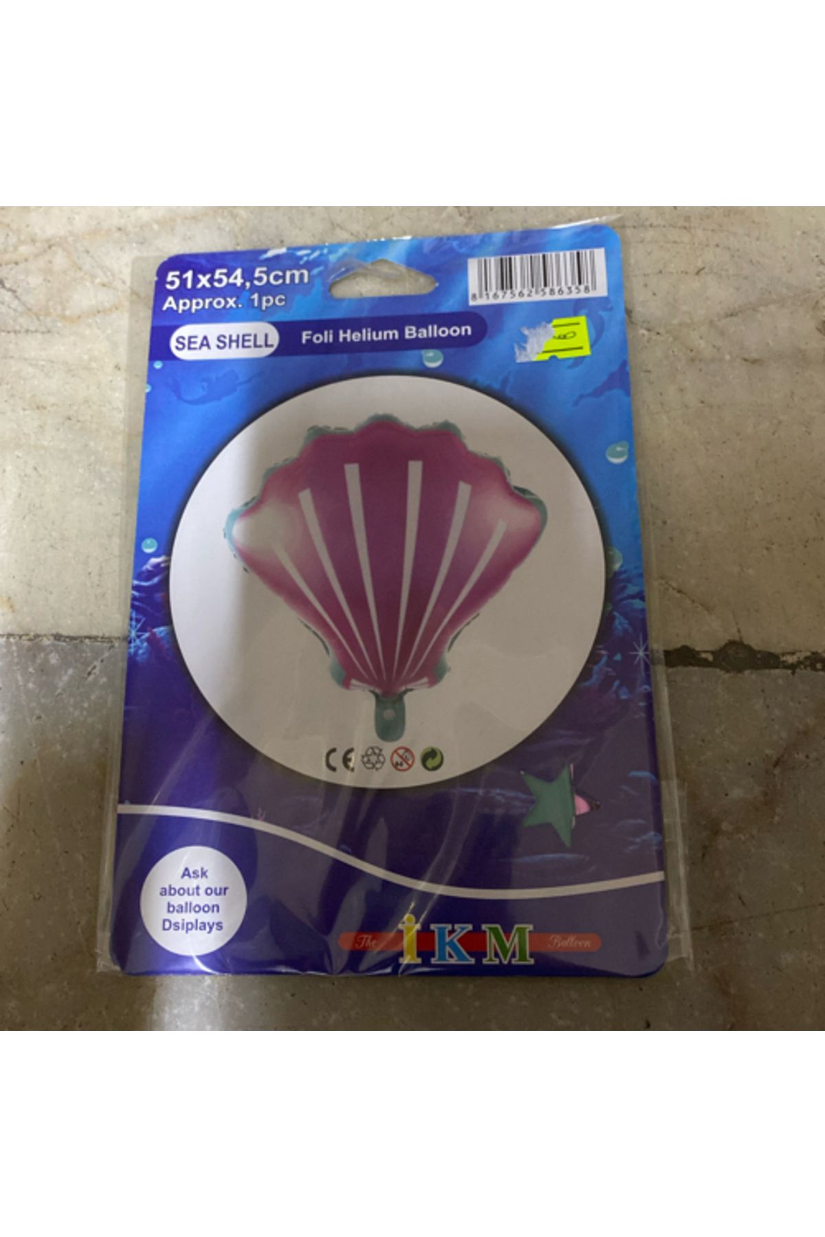 Ta-Fu Global İKM DENİZ KABUĞU HELYUM BALON