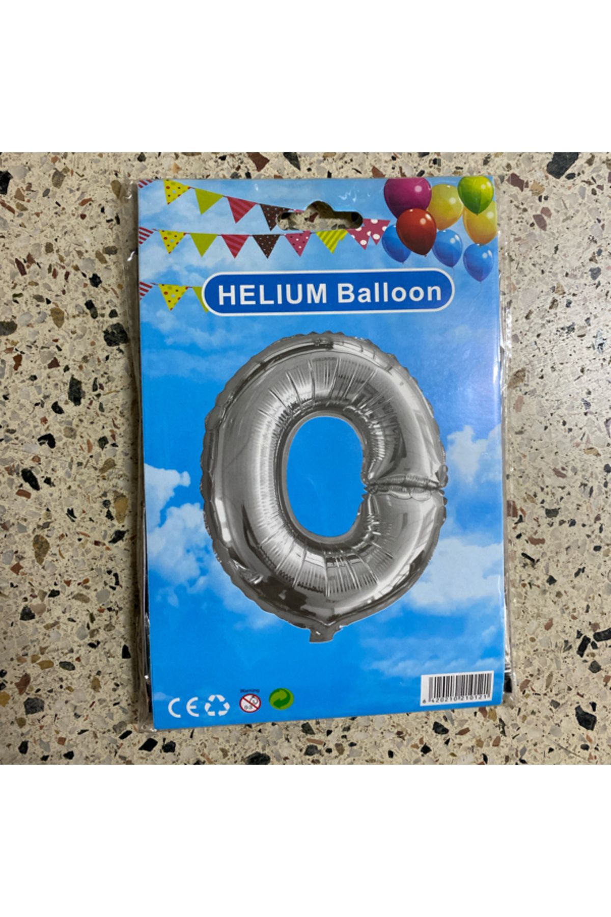 Ta-Fu Global O - GÜMÜŞ HELYUM BALON