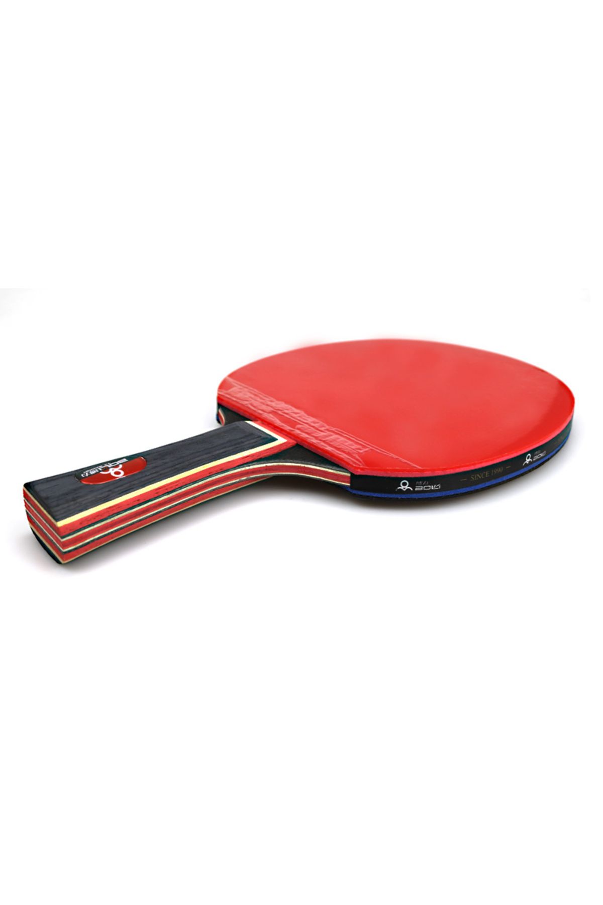 LEBLOU-Complete ping pong set with 2 table tennis paddles, retractable net, 4 balls and carrying bag 6