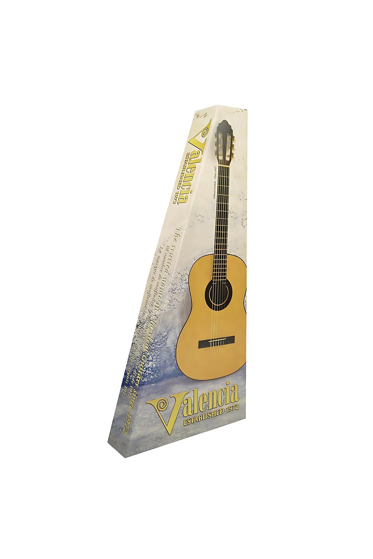 VALENCIA-VC203TBU, 3/4 classical guitar, transparent blue 4