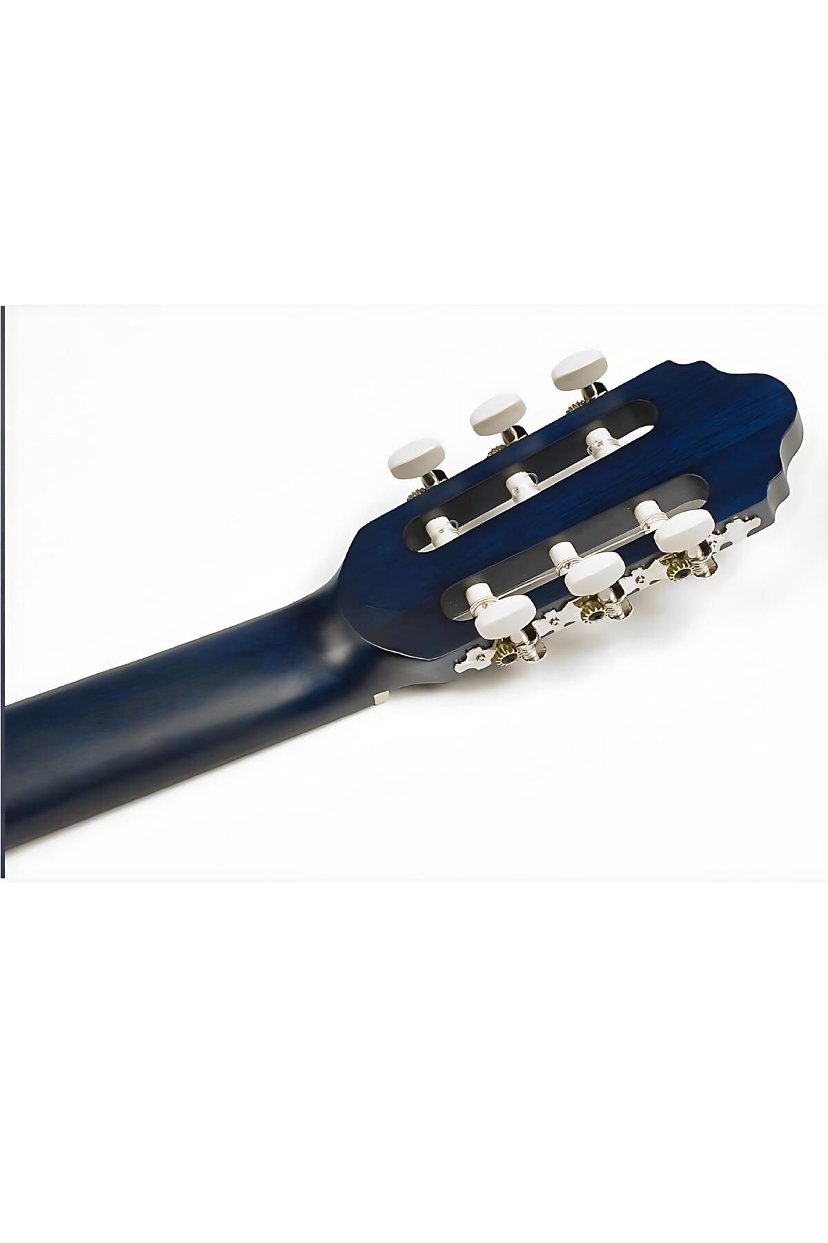 VALENCIA-VC203TBU, 3/4 classical guitar, transparent blue 3
