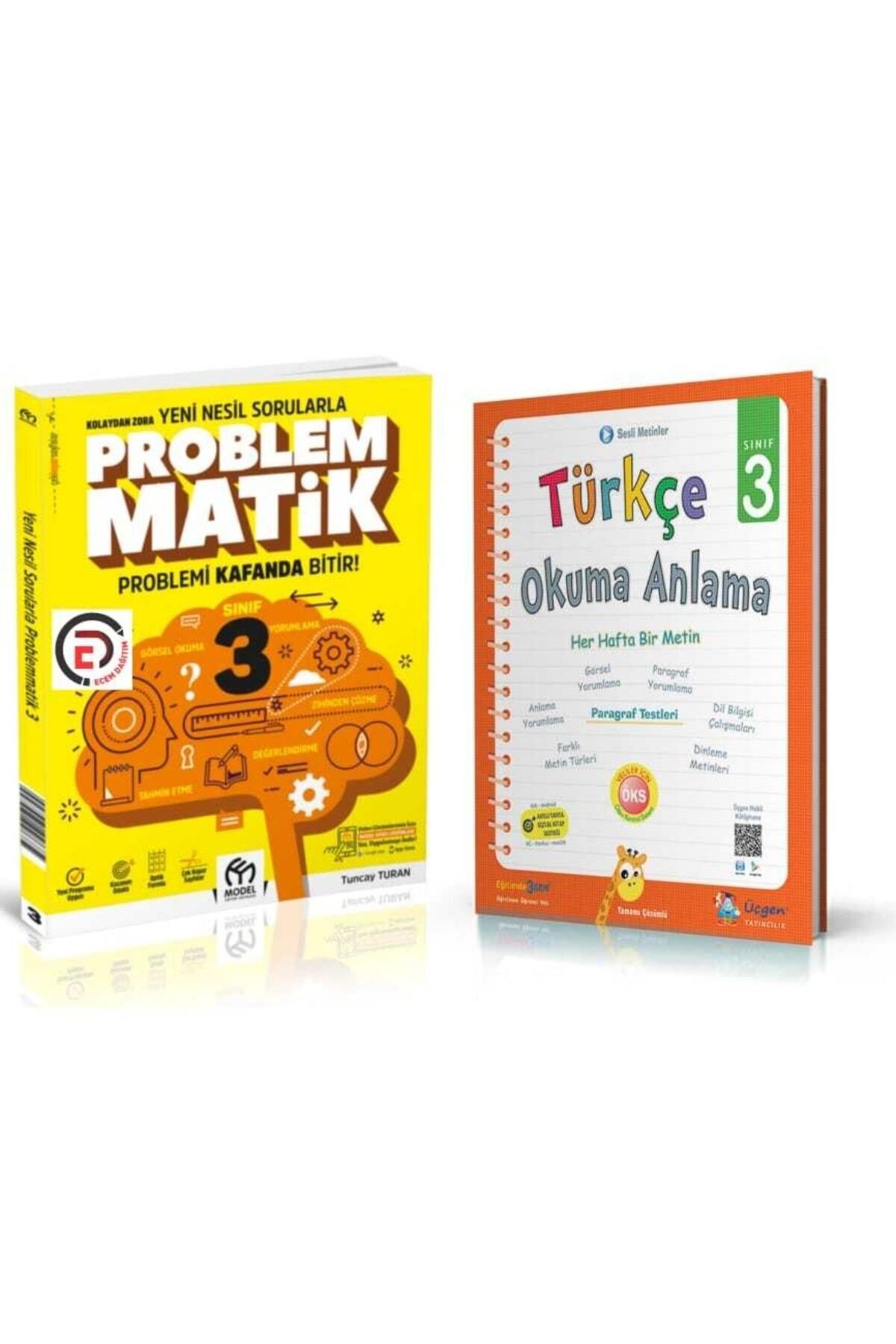 Model Eğitim Yayınları 3.sınıf Problemmatik + Üçgen Türkçe Okuma Anlama [ecemdagıtım]