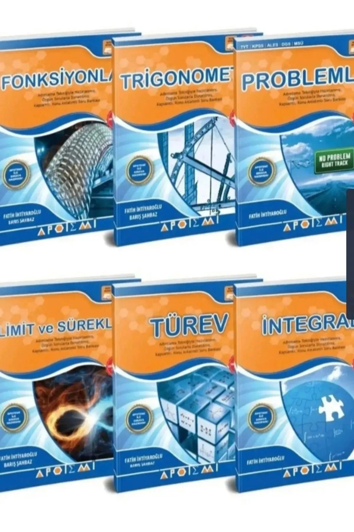 Okyanus Yayıncılık Apotemi Matematik Fasikülleri Tam Set 2025 (6 Kitap)