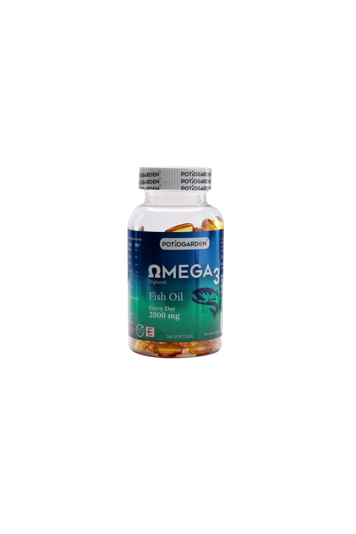 Potiogarden Mega Omega 3 200 Softgel